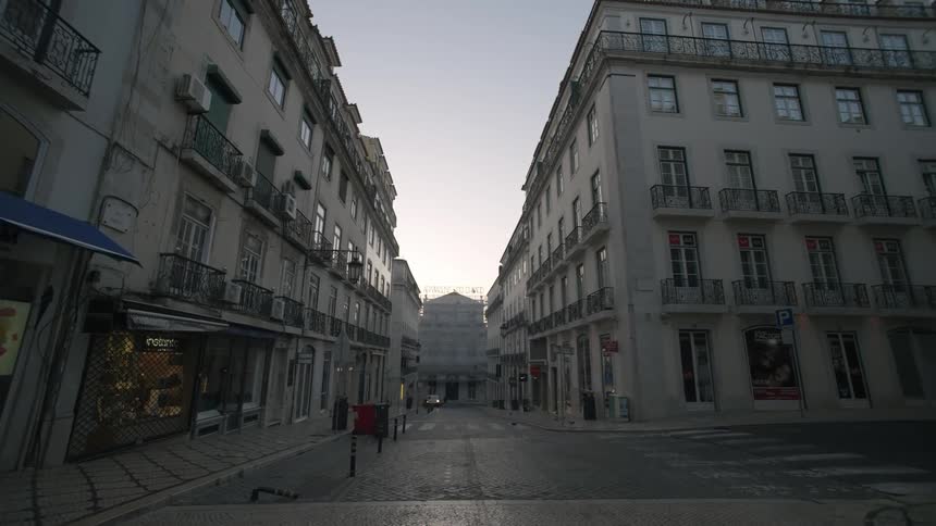 The urban city with classical and european architecture