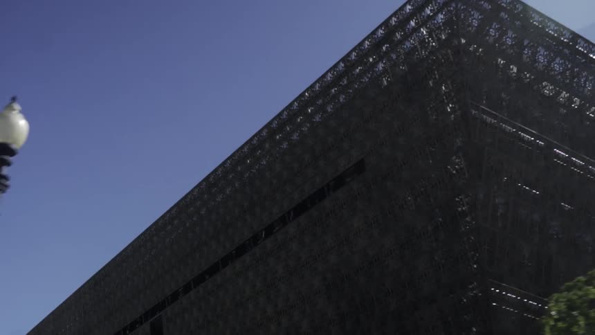 A clip of an architectural building in the city