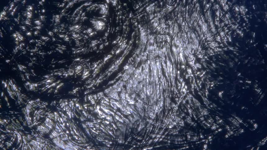 An aerial clip of a body of water