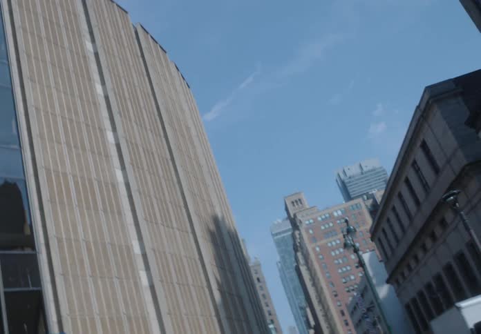 Madison Square Garden and the Building Next to it
