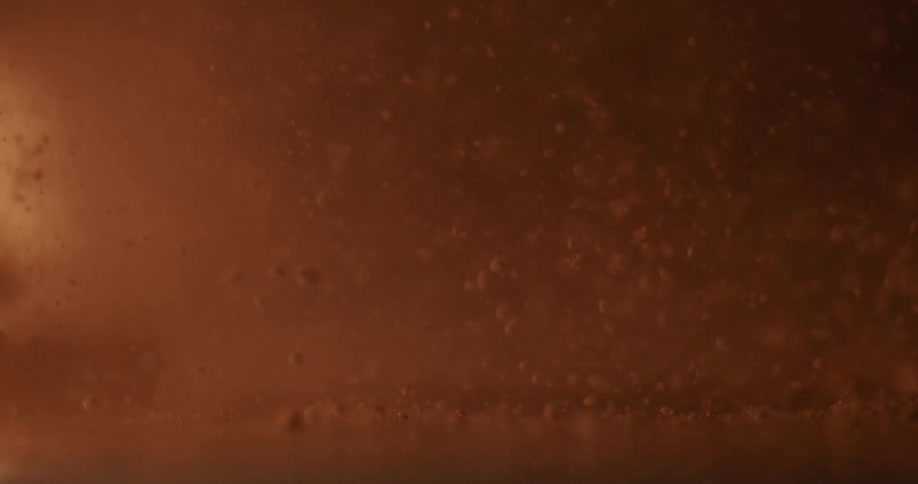 A close of clip of an under water dirt