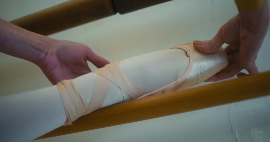 A clip of a person stretching