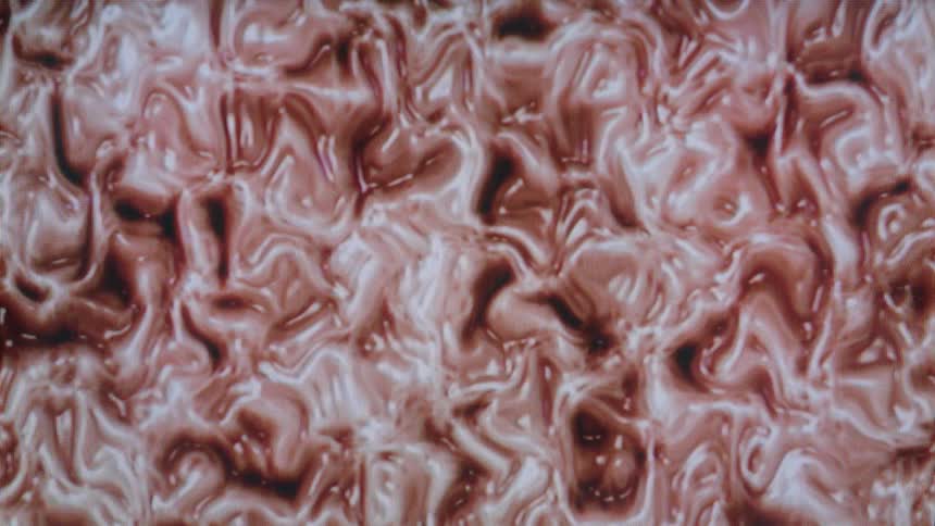 Abstract pink gooey liquid