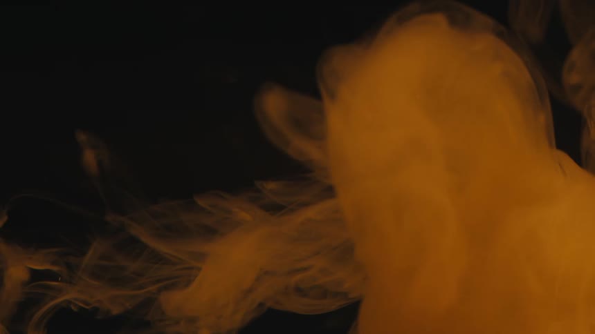 Abstract smoke against a black background