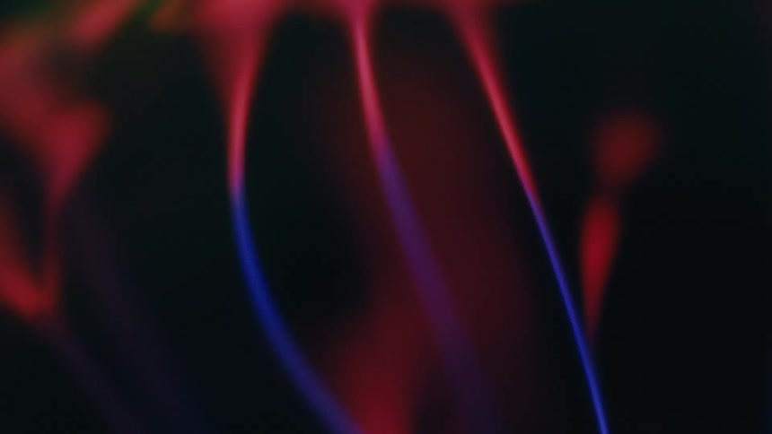 Extreme close up of abstract neon colored lights