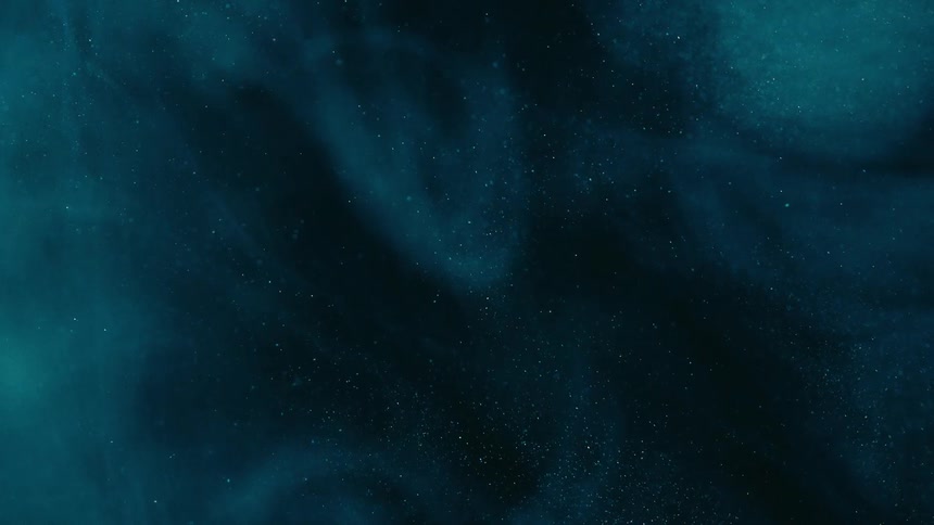 Clouds in outer space partially cover faint stars