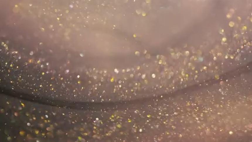 Dark liquid with abstract glow