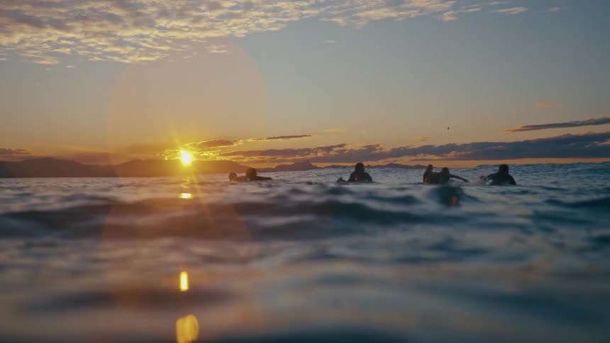 A clip of people having fun in the water