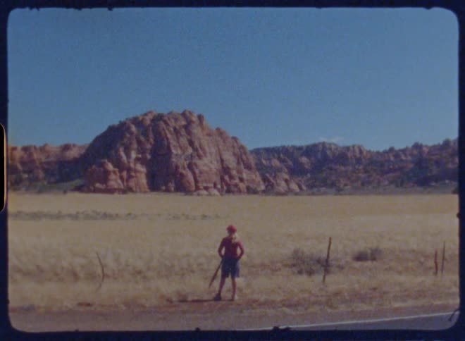 A film clip of a mountainous area
