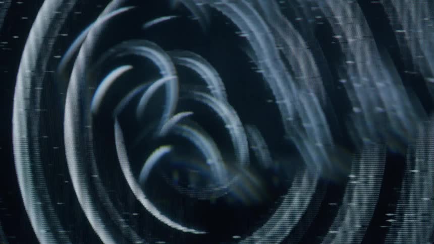 Hypnotic and abstract circles