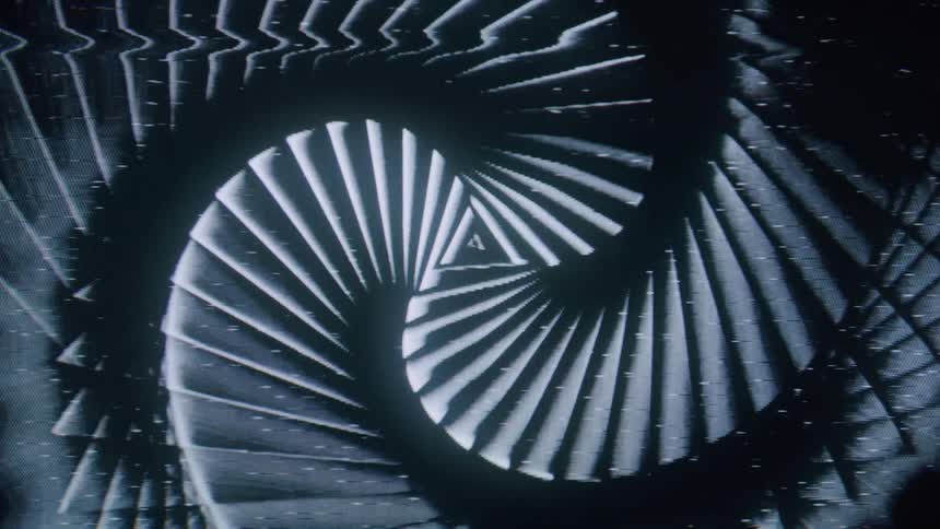An abstract clip of a rotating light