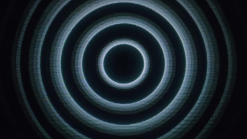 The circle multiplies in the digital artwork