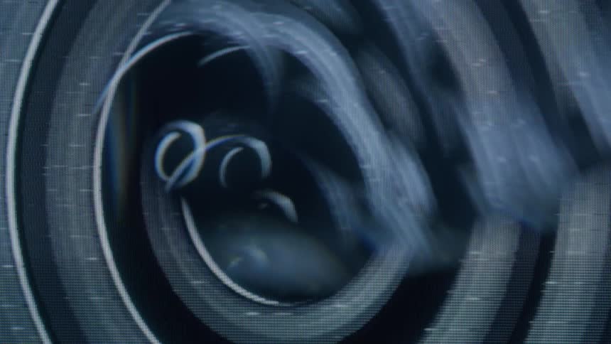 Abstract moving vortex pattern