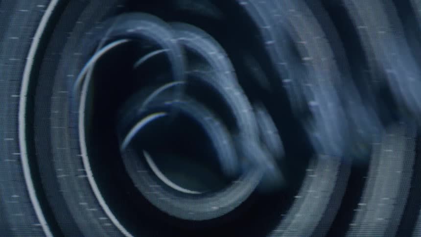 Close up of an abstract infinite ripple