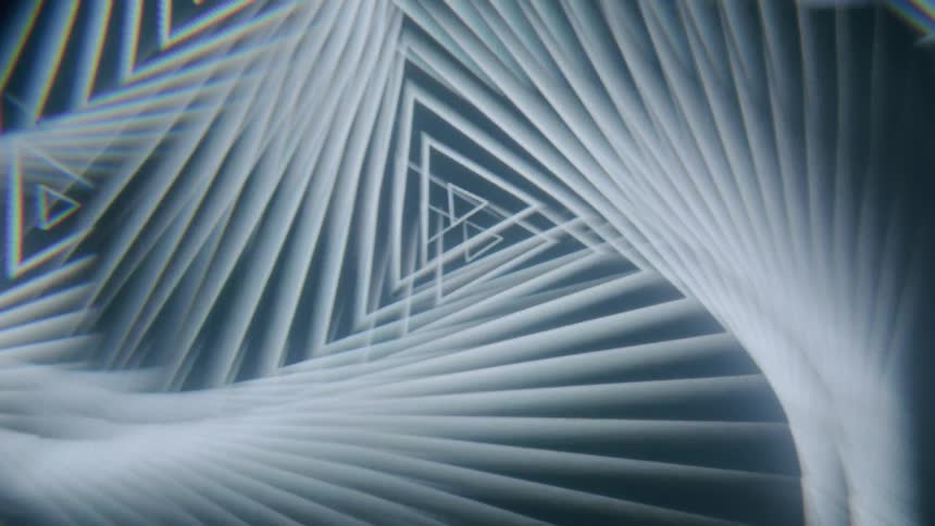 Spiral triangles in an abstract junction