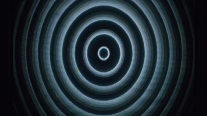 Psychedelic vortex circles in abstract motion