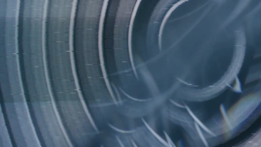 Software running on a computer that generates a wave type pattern emanating from a circular area