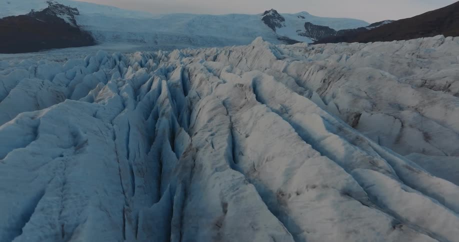 Closeup of Glacial Ice