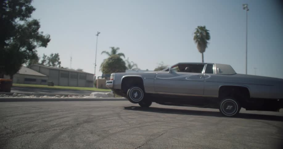 A clip of a car drifting