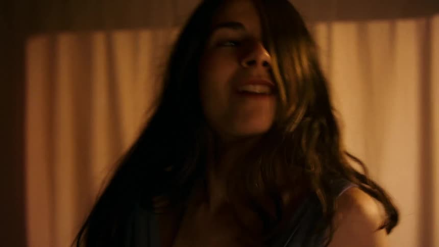 Portrait of a woman having fun while dancing