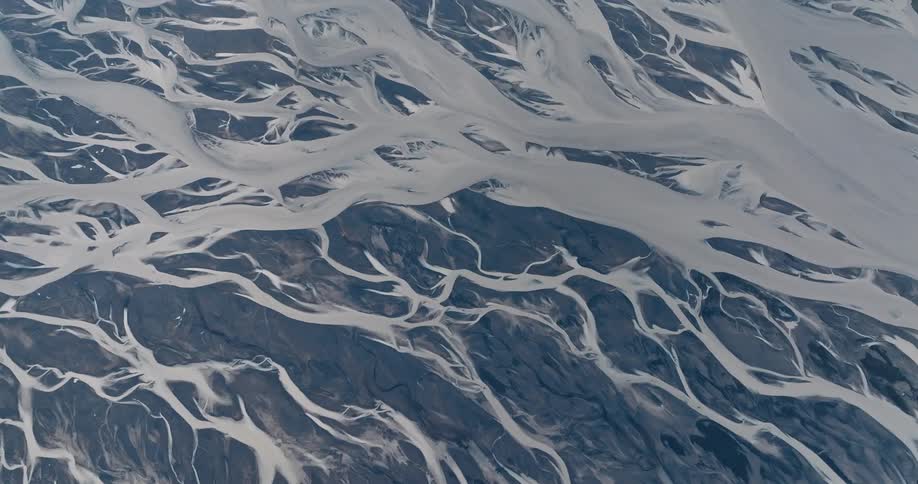 An abstract view of a river