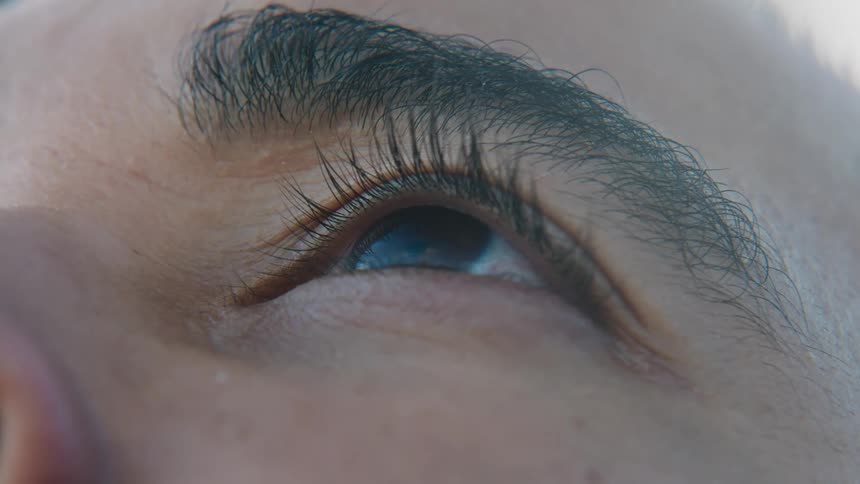 Close up of a mans eye