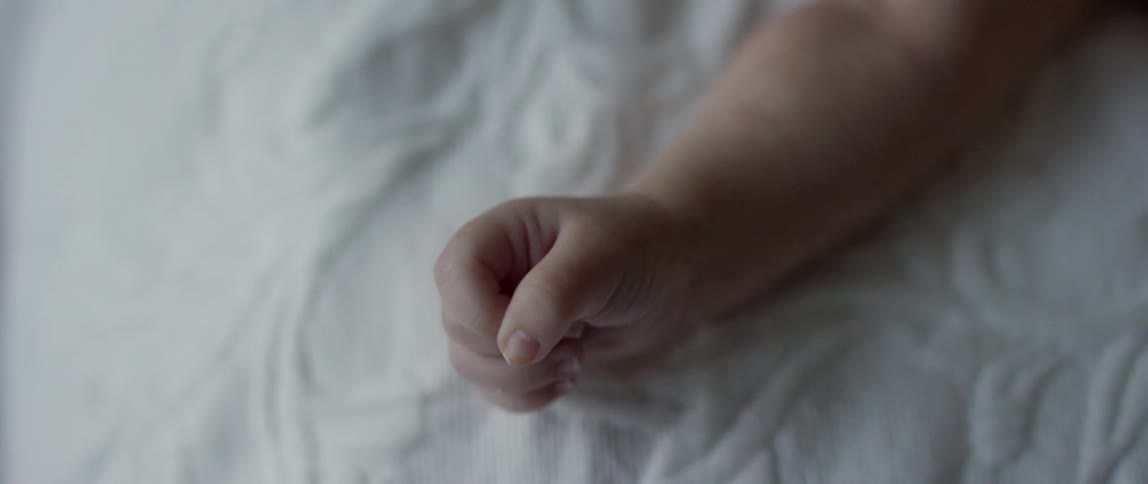 A view of a baby's hand