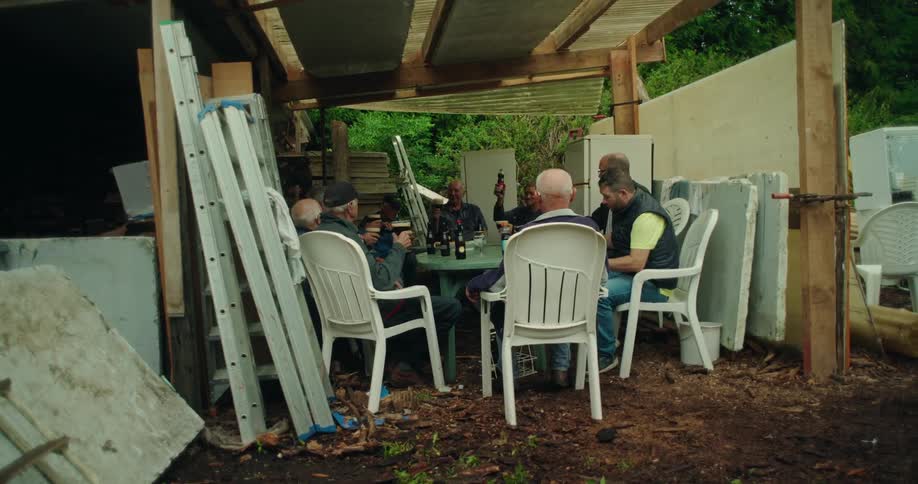 A clip of people having beer