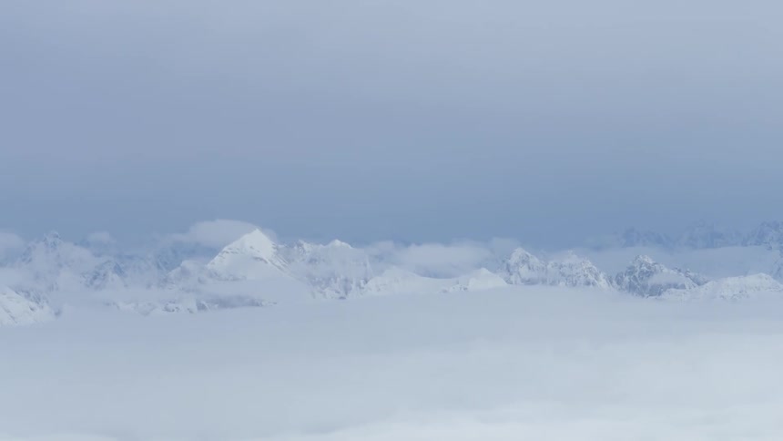 Snowy wilderness on a clear day