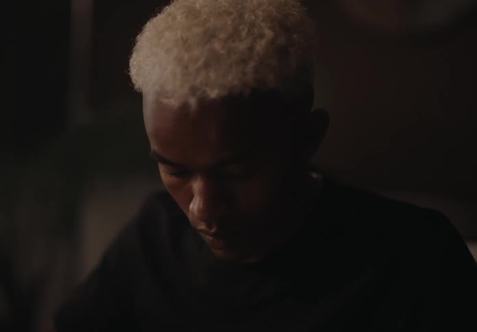 A clip of a focused person