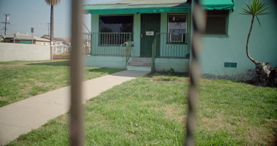 A clip of a house compound