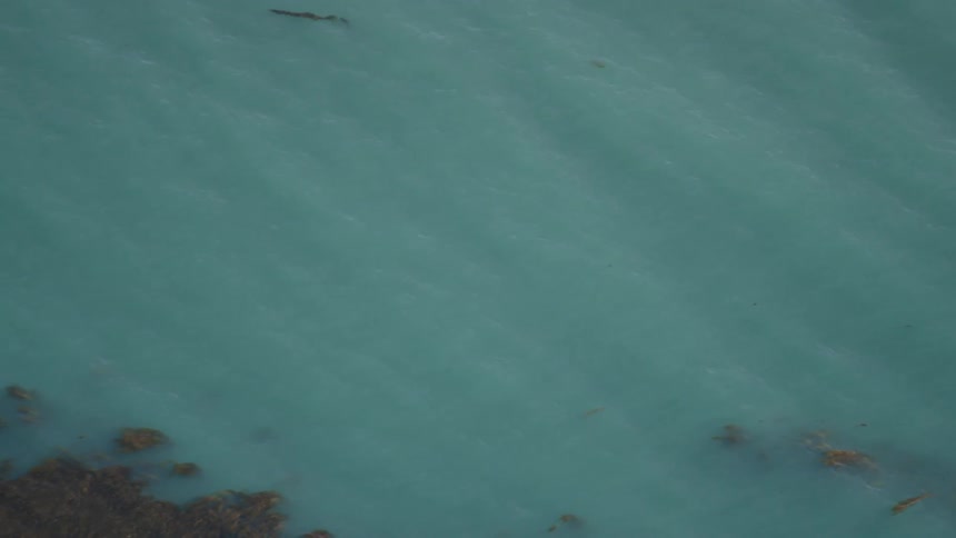 Aerial view of some beautiful clear water