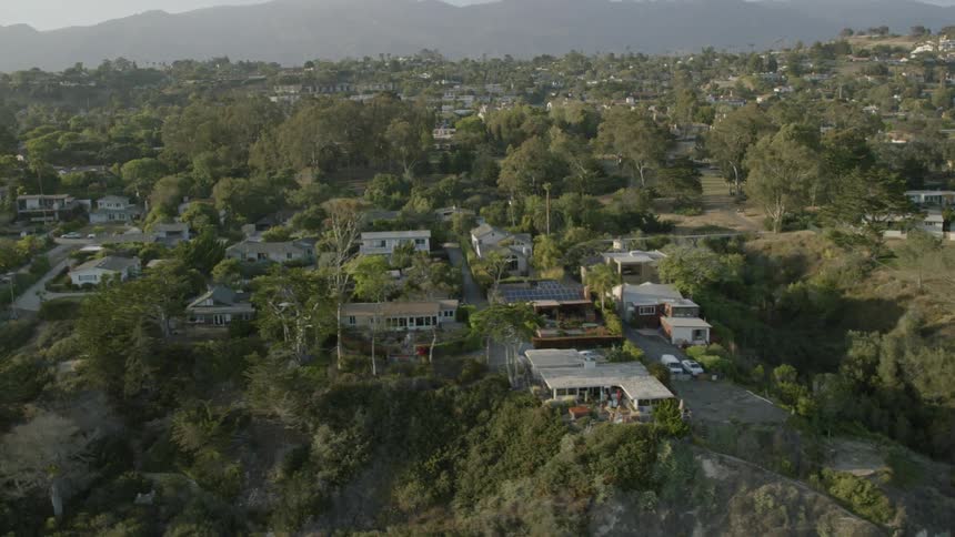 View of a large city on a sunny day