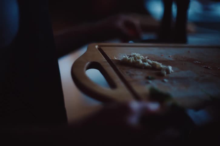 A clip of a a person cooking
