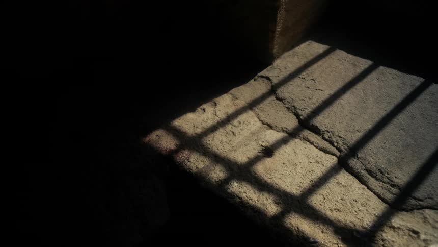 A clip of shadow on the floor