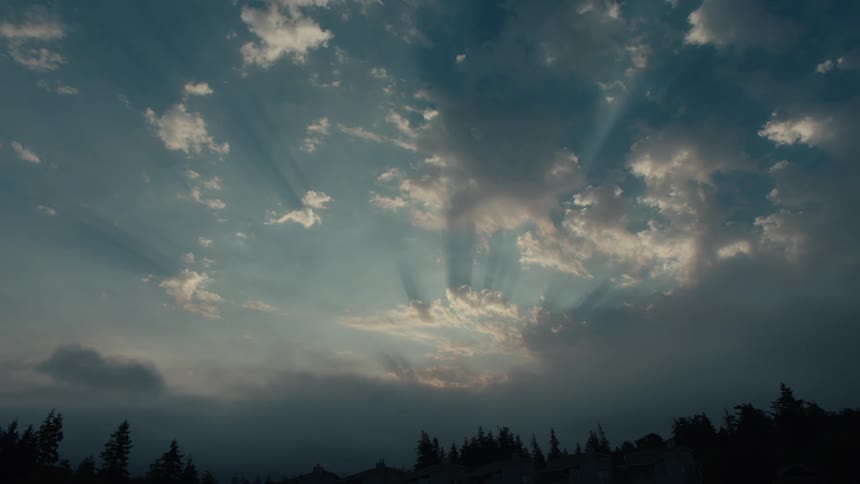 A clip of the cloudy sky