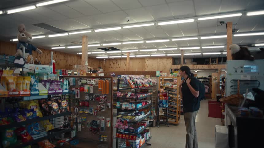 A clip of people browsing through a store