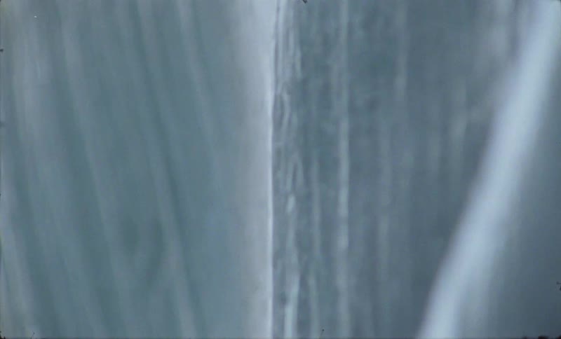 Side of an ice wall
