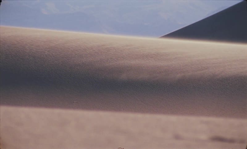 Sand dune with detailed texture