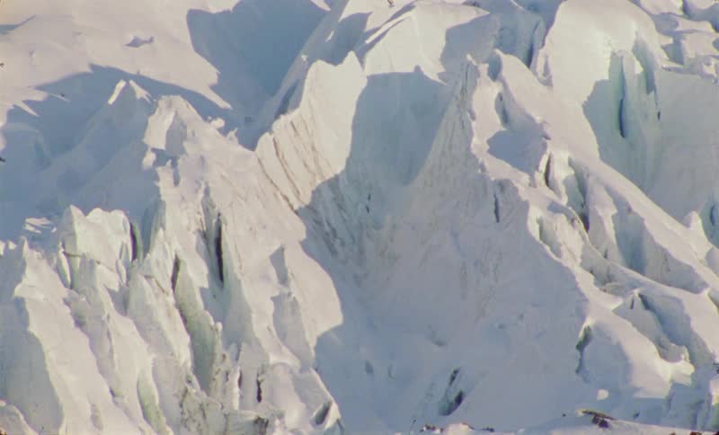 An aerial clip of the mountain peak