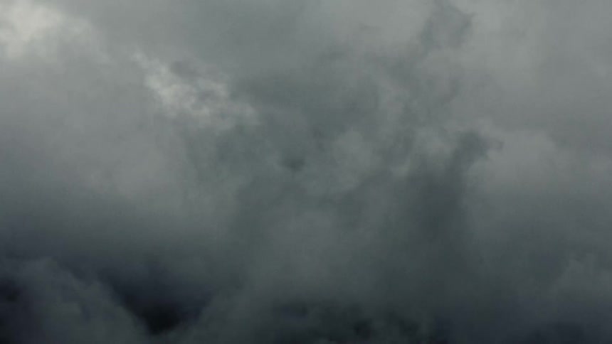 Dark and cloudy sky