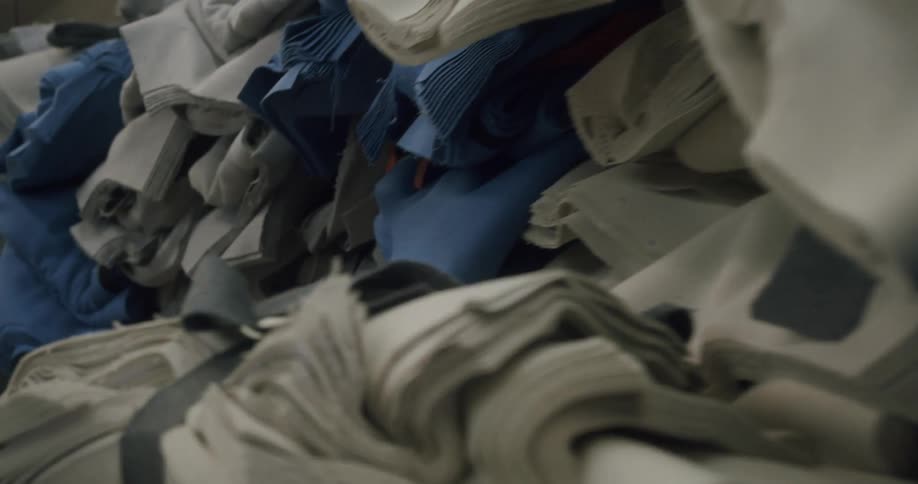 A clip of fabrics