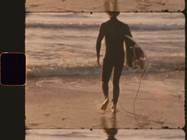 A clip of a person going for surfing