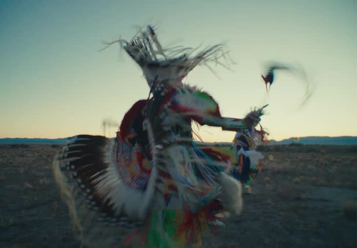 A clip of native indianan dancers