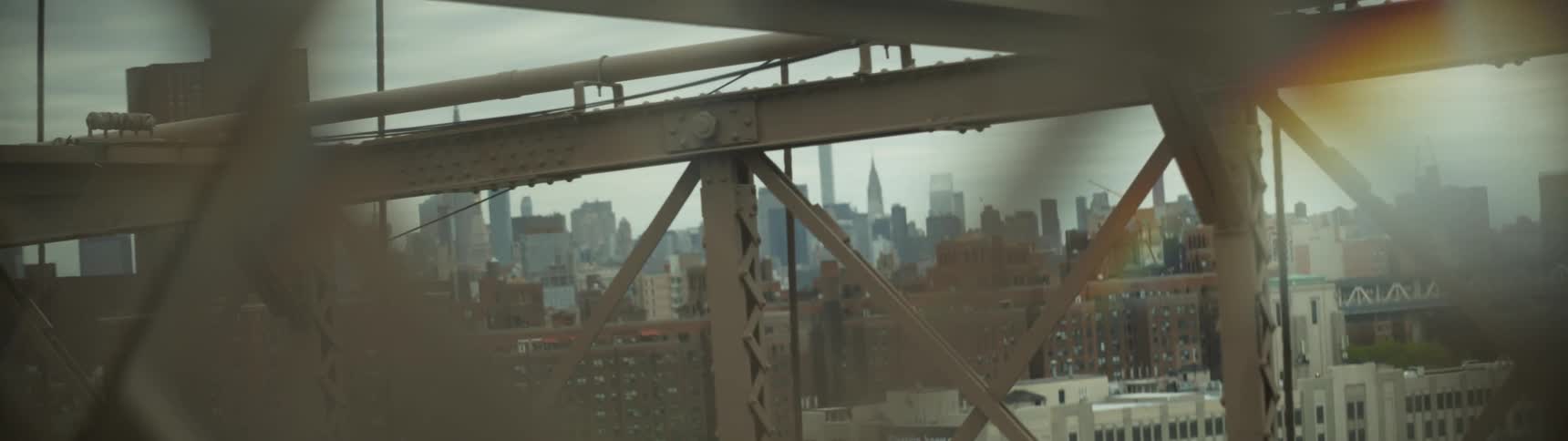 Past this bridge is a large city ahead