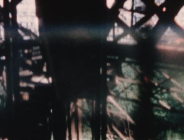 A film footage of a construction building