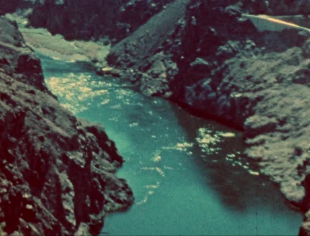 A clip of a flowing river