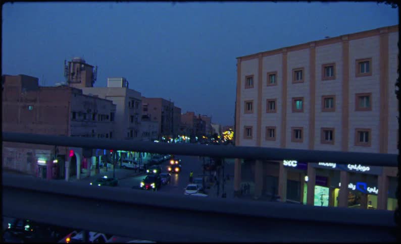 A night clip of a city
