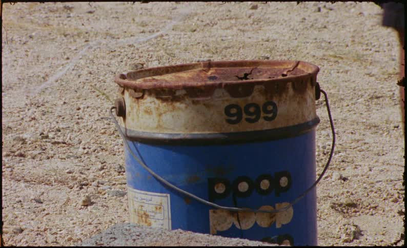 A clip of a person climbing a barrel