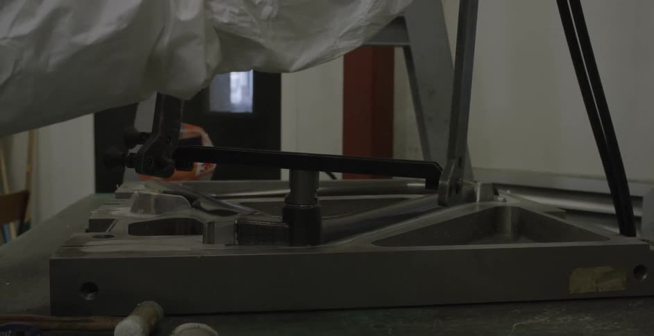 A piece of equipment with moving arms